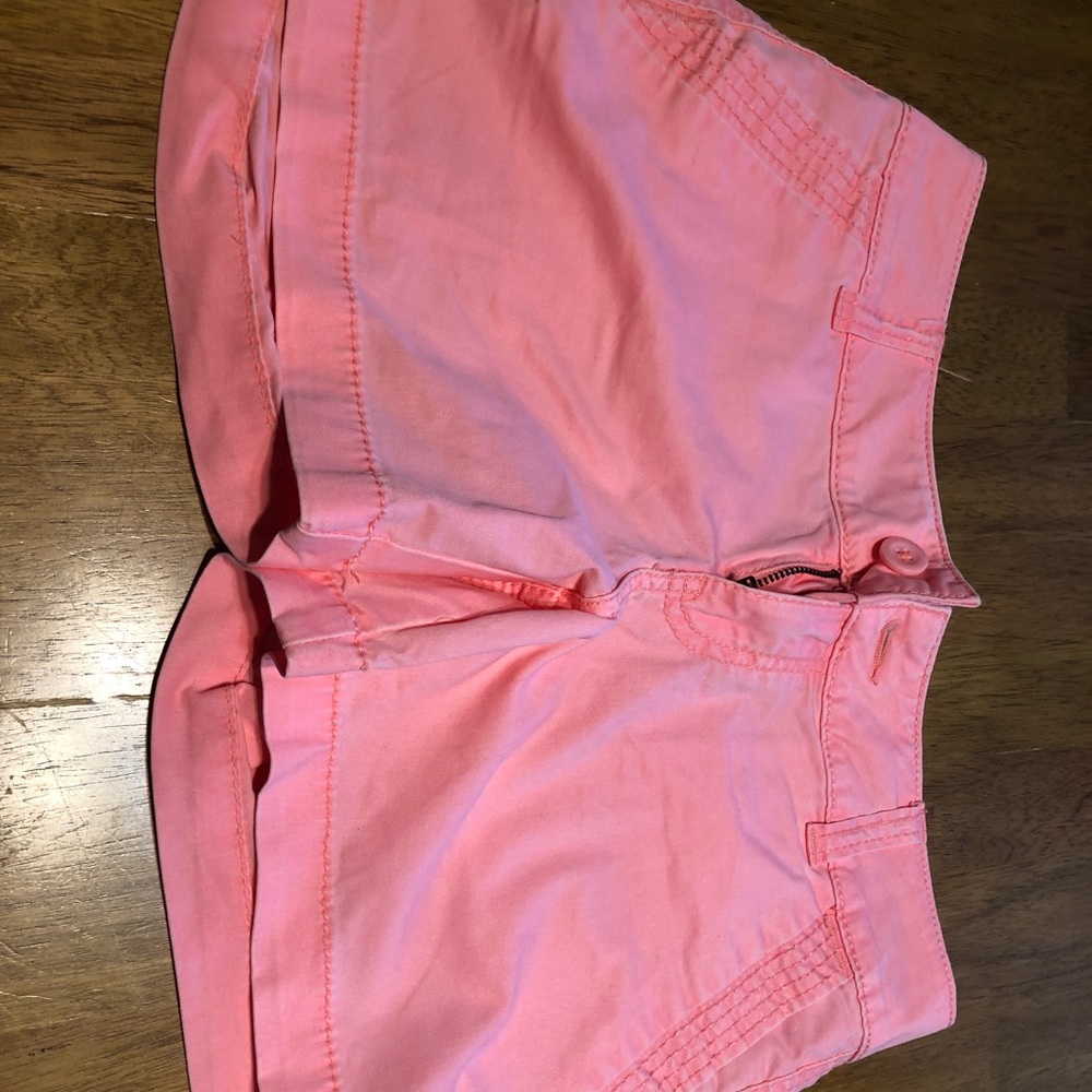 pink khaki shorts NWOT